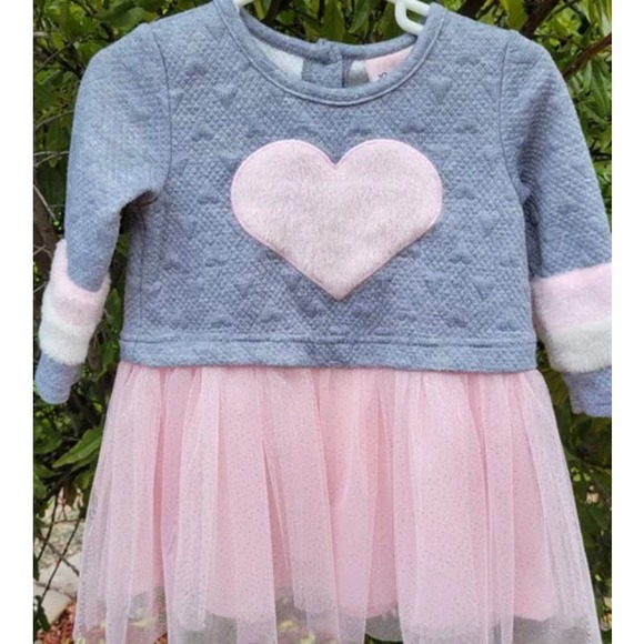 Toddler Girl Little Lass Quilted Tulle Jacket, Size 18 Months K36 * - Picture 3 of 7